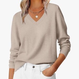 🍦Women’s Long-sleeve V-neck Sweater